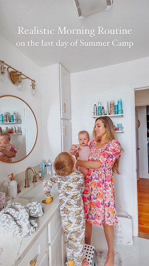 Does anyone else feel like summer flew by?! I can’t believe summer is already ending and it’s time to start doing back to school prep 🥺 Summer camp was so sweet for the kids because they got to go together. School starts soon and they will be at different schools. So this was the last time I walked up to our preschool with all 3 of my little kids. 🥺 the last time Juliet and Lincoln would walk up to school holding hands 😩 It’s the end of an era for us but as every door closes another one opens