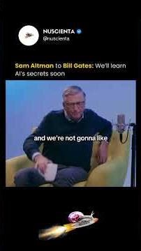 Sam Altman warns Bill Gates on AI: "Society Isn't Ready"
