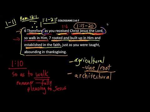 Rooted and Built Up in Christ (Colossians 2:6-7)