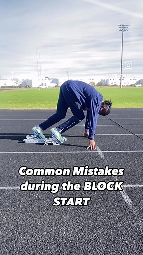 Properly pushing off the blocks not only makes you faster but it puts your body in mechanically correct positions to accelerate forward the correct way!! Want to sprint faster? Sprint and weight training programs, workouts, individual/personalized sprint training programs as well as 1-on-1 sessions are available for all athletes!! DM me to get yours today and get ahead of your competition!! #risenathlete #jesus #trackandfield #blockstart #sprint #fast #push #fyp #follow #coach #run