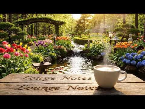 Smooth Jazz Instrumental ☕ Spring Coffee Shop Ambience for Focus, Work and Productive Study 🌸