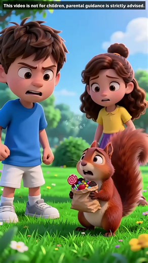 😂 Squirrel Thief… But For a Reason! 🐿️ #shorts