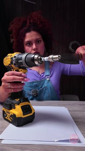 Drill Magic: Watch Me Sharpen a Knife in Seconds! 🛠️✨ #hacktesting