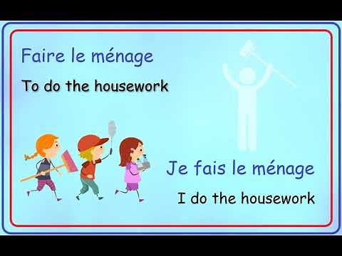 Household Chores in French | Learn French Vocabulary - Easy French Lessons