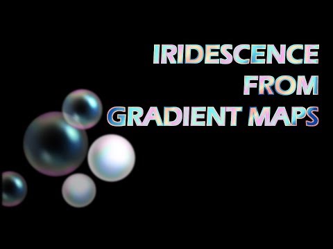 Creating iridescent effects using Gradient Maps in Clip Studio Paint