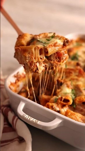 How to Make the Easiest Baked Rigatoni
