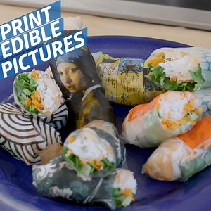 395K views · 878 reactions | Yes, you can turn spring rolls into actual works of art with edible ink [Presented by Windows] | Eater | Facebook