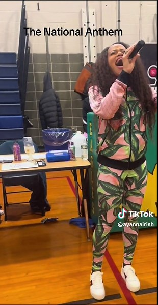 Hardest song to sing National Anthem for Ballin4Peace. #nationalanthem #starspangledbanner #whitneyhouston #sports #basketball #fyp #foryou #gucci #adidas #vocalcoach