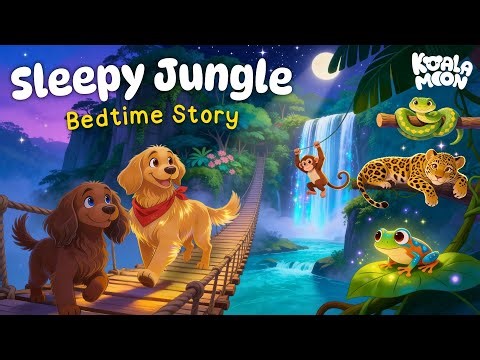 Sleepy Jungle Bedtime Story 🐆 Gentle, Cozy & Safe for Kids 😴 Hector & Sunny