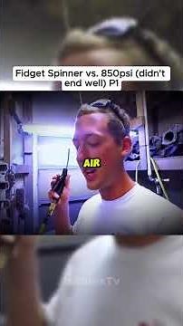 Fidget Spinner Vs 850 Air Compressor🥶☠️ #shorts #edit #vivia #isbluestv #spinner