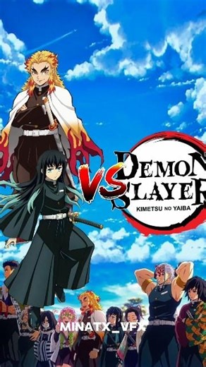 Two Hashira VS all Demon slayers characters 💀☠️ #edits #demon slayer #anime #demonslayer