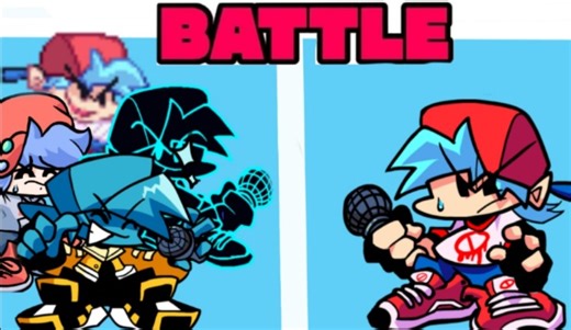 【Friday Night Funkin' boy friend vs Boyfriends from different worlds 1V4?】
