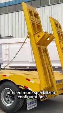 Tri Axle Equipment Low Loader Semi Drop Deck Trailer for Sale in Jamaica