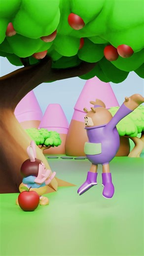 When Rex🐰 & Ted🐻 try to get apples from tree