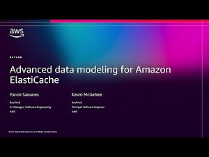 AWS re:Invent 2025 - Advanced data modeling for Amazon ElastiCache (DAT438)
