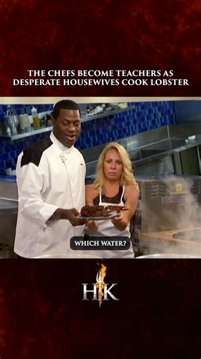 The first Hell's Kitchen cooking school is in session, and the students are Desperate Housewives who have never held a knife. With a strict no-touching rule in place, one chef immediately gets caught cheating. #hellskitchen #gordonramsay | Hell's Kitchen USA