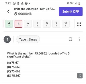 What is the number 75.66852 rounded off to 5 significant digits... | Filo