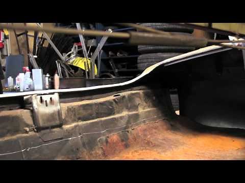 Chevelle Restoration- Cutting out Trunk Floor Panels