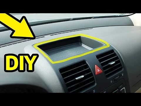 VW MK5 Dash Tray DIY