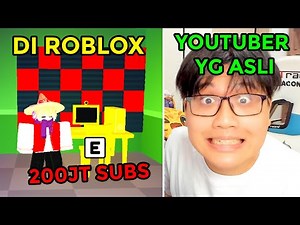 Apakah Youtuber Asli Ini Bisa Menjadi Youtuber Nomor 1 di Roblox?!