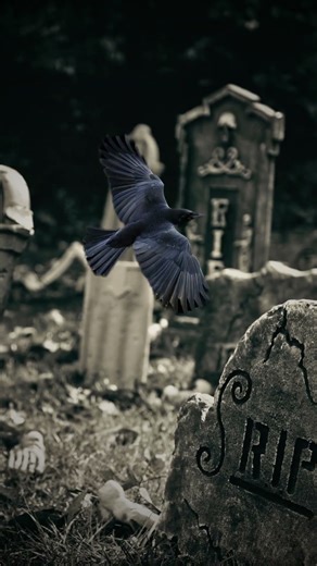 🎃🐦‍⬛ The Mysterious Halloween Crow#HalloweenCrow#SpookyCrow