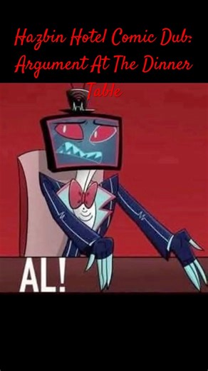 Hazbin Hotel Comic Dub: Argument At The Dinner Table #comicdub #hazbinhotel #voiceacting