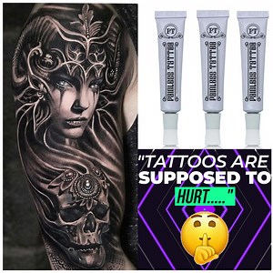 10K views · 3.4K reactions | We Numb. You Relax. Art Happens. We're the best on the market & word is traveling FAST. 1️⃣ Clean The Area For Application 2️⃣ Generously Apply A Thick Layer 3️⃣ Wrap For 60 Minutes Before Your Session 4️⃣ Wipe Off Excess & Enjoy Your Painless Tattoo Shop Now: bit.ly/2Z5XNIR Shop Now: bit.ly/2Z5XNIR | Painless Tattoo | Facebook