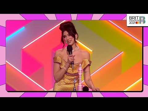 Dua Lipa wins Mastercard Album of the Year | The BRIT Awards 2021