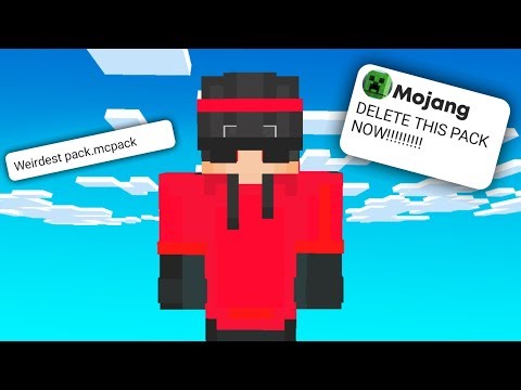 I installed Minecraft's weirdest pack everrrr!