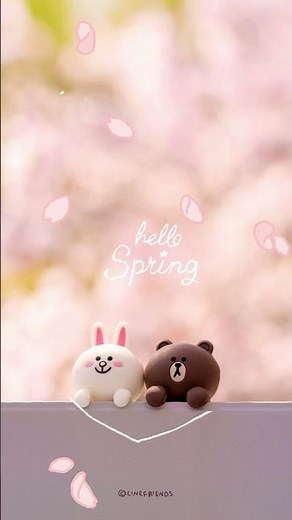 LINE FRIENDS Cherry Blossom Outing 🌸 #spring
