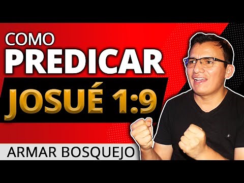 How to Preach from Joshua 1:9 🔥📖 Learn how to prepare a sermon and create an outline