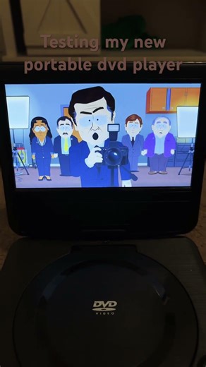 Testing my new portable DVD player got it at goodwill#southpark #dvd #nestalgia