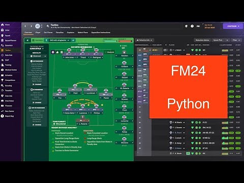 FM24 player recruitment using python