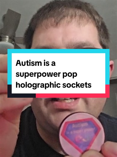Autism is a superpower holographic pop socket is collapsible and easy to install Order yours today #autismsupport #autismawareness #autismacceptance #neurodiversity #DisabilityAwareness