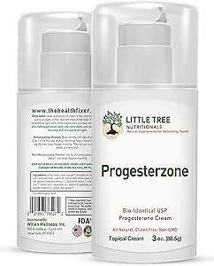Dr. Willen's Progesterzone and Progesterzone Plus – Progesterone Cream – 3oz Pump of Bio-Identical Progesterone to Balance Hormones Naturally – Relieve PMS, Menopause, PCOS Symptoms – Made in USA