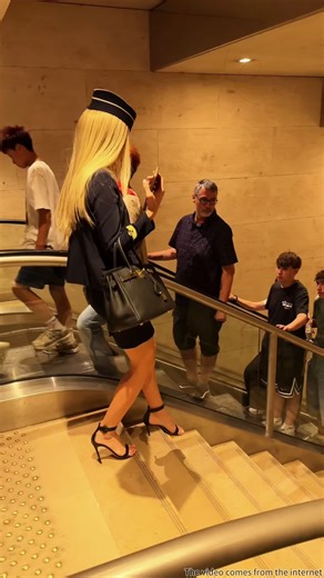 Crew Reactions of Stewardess in Los Angeles