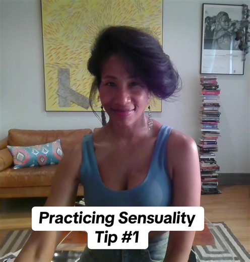 Practicing Sensuality Tip #1 The five primary senses are a doorway to greater intuition. So, let yourself experience yourself more by expanding your awareness of the primary senses by acknowledging when you are experiencing and expressing your ability to use them. Be with yourself differently. Find a way of expanding your awaress of all 5 senses like the 2 examples I shared. Experiencing connects to the information you get from the senses. For example, when eating an apple and recognizing that i