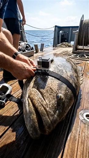 I Strapped a GoPro to a Goliath Grouper... Look what it found! 🎥🌊