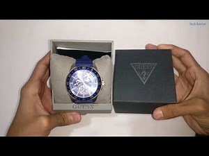 Guess (W0798G2) Wrist Watch Unboxing and Detail Review