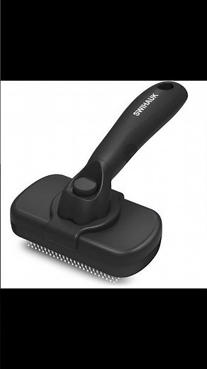 Self Cleaning Slicker Brush for Dogs and Cats | Deshedding Tool Review