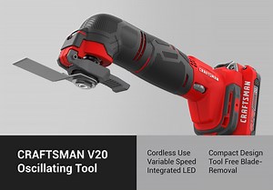 CRAFTSMAN V20 Oscillating Tool - Troy Cayon
