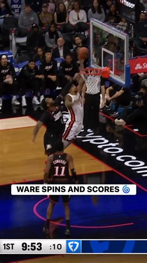 907K views · 3.1K reactions | Kel'el Ware grabs the offensive board and sticks with it for the nice spin and score!  MIA-PHI • LIVE on NBA League Pass ➡️ https://www.nba.com/how-to-watch-game-redirect/0022500275?partnerRef=NBA&platform=Facebook&surface=Post | NBA | Facebook