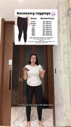 Replying to @Jenꫂ❁ High Waist Black Leggings S-5XL, grabeng leggings ‘to sobrang sulit! #midsize #plussize #leggings #black