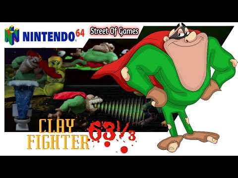 Clay Fighter 63⅓ [Boogerman] N64 Playthrough/Longplay 2K