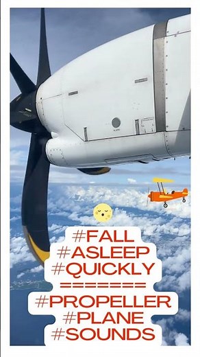 FALL ASLEEP QUICKLY | PROPELLER PLANE SOUNDS CHANNEL | #whitenoise #propeller #fallasleep ✈️🎧😴