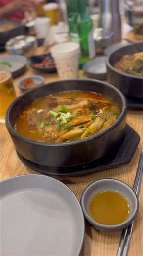 hangover soup | 해장국 | backbone soup #mukbang #koreanfood #purjacm