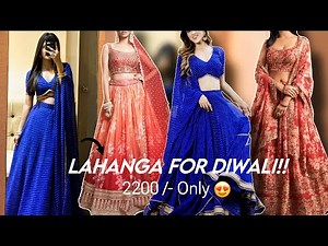 Lahanga for Diwali 🪔 😍| festival ￼wear| Myntra lahanga sale| #myntrafashion #myntra #lahanga