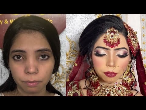 BARAT GLAM Pakistani Bridal Makeup Tutorial | Soft Glam Bridal Makeup | Pakistani Wedding Makeup
