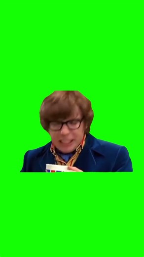 austin powers coffee smells green screen