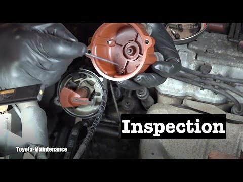 Toyota Ignition Distributor Cap and Rotor Inspection